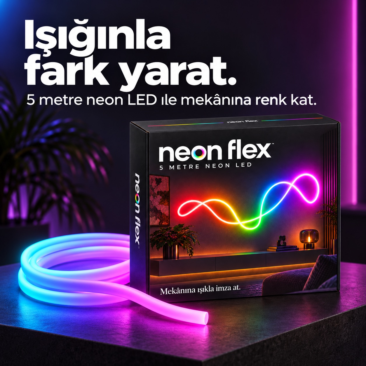 NeonFlex 5 Metre LED Neon Aydınlatma